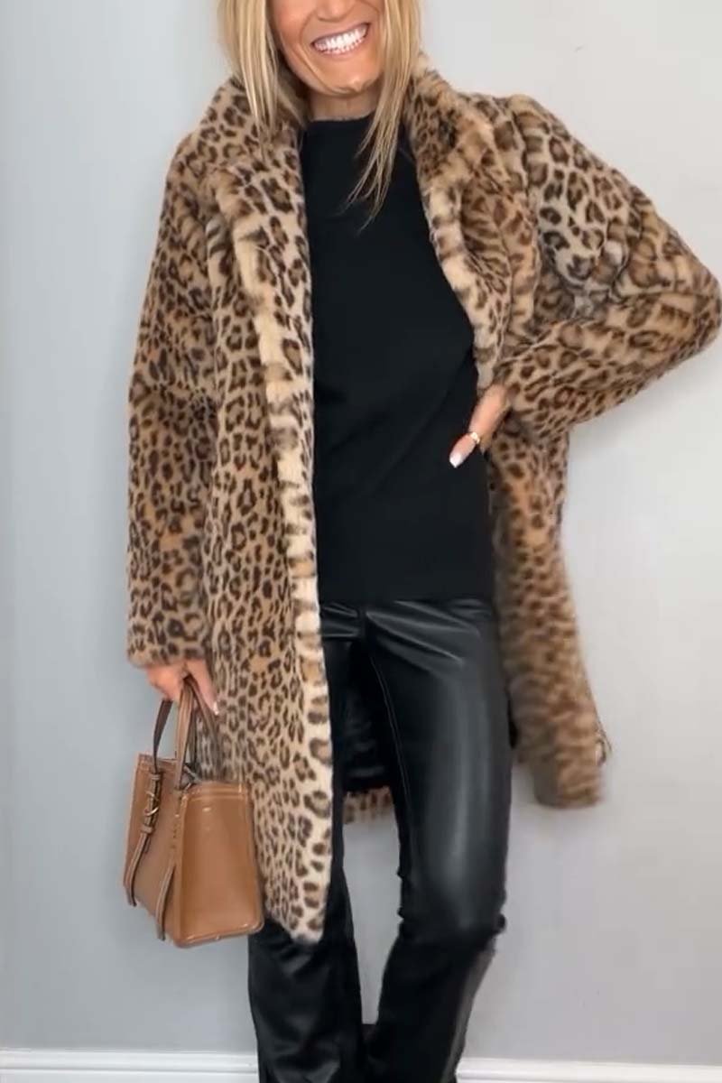 Fashion Canberra I Zyra Leopard Print Coat