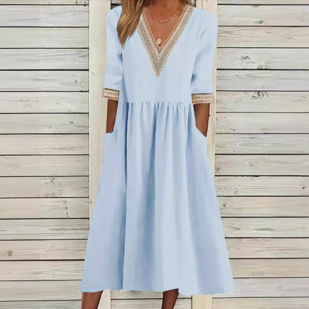 Fashion Canberra I Marila V-Neck Midi Dress