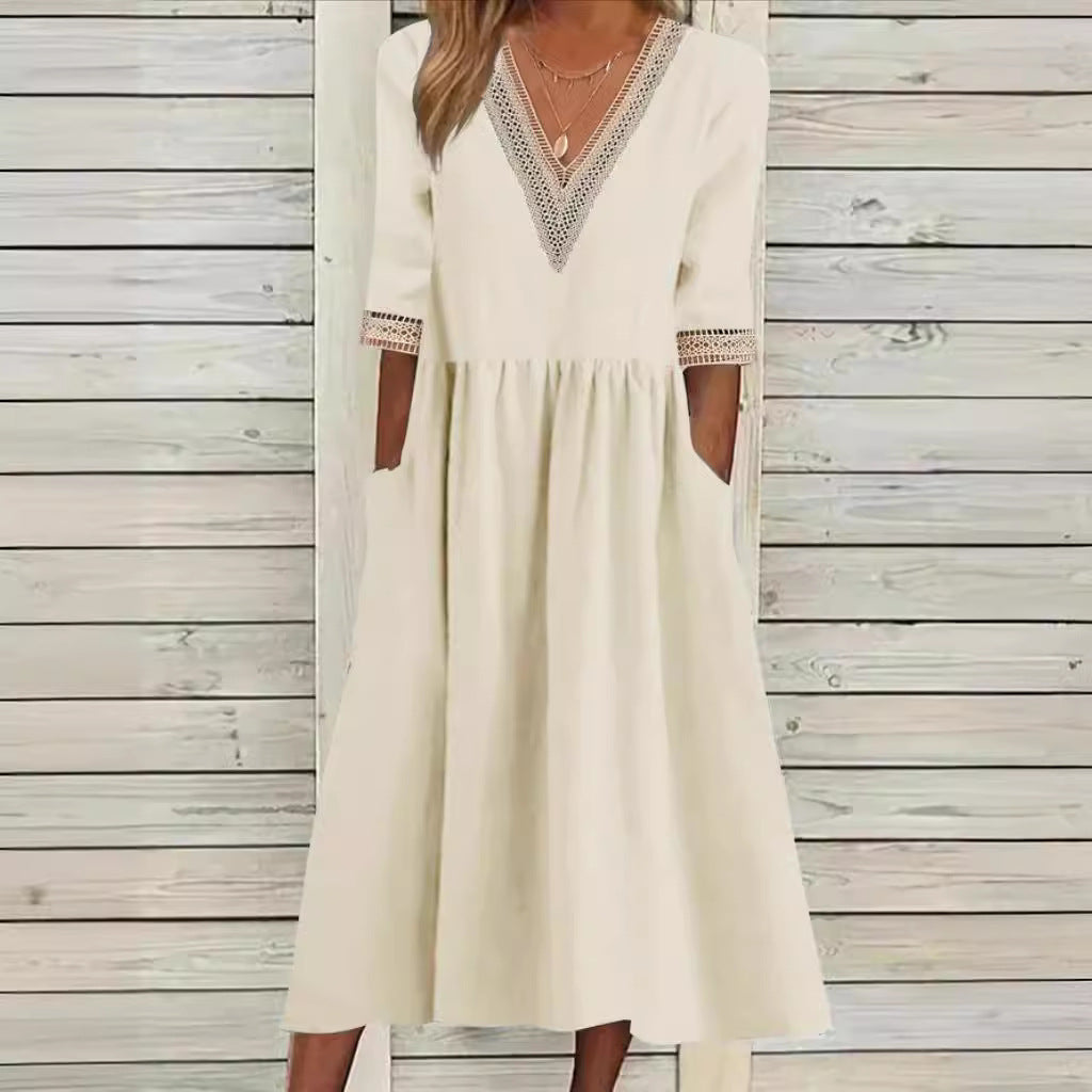 Fashion Canberra I Marila V-Neck Midi Dress