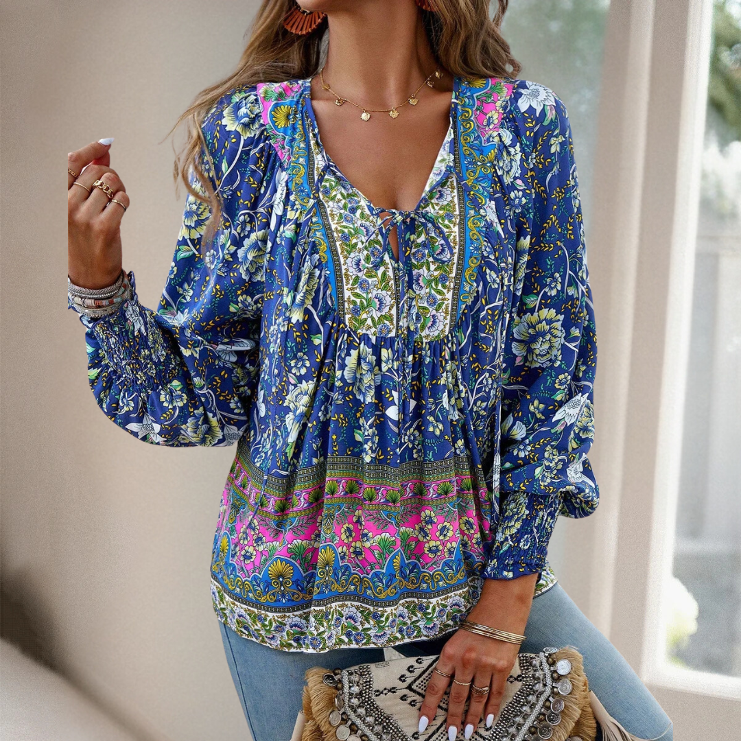 Fashion Canberra I Alna Elegant Floral Blouse