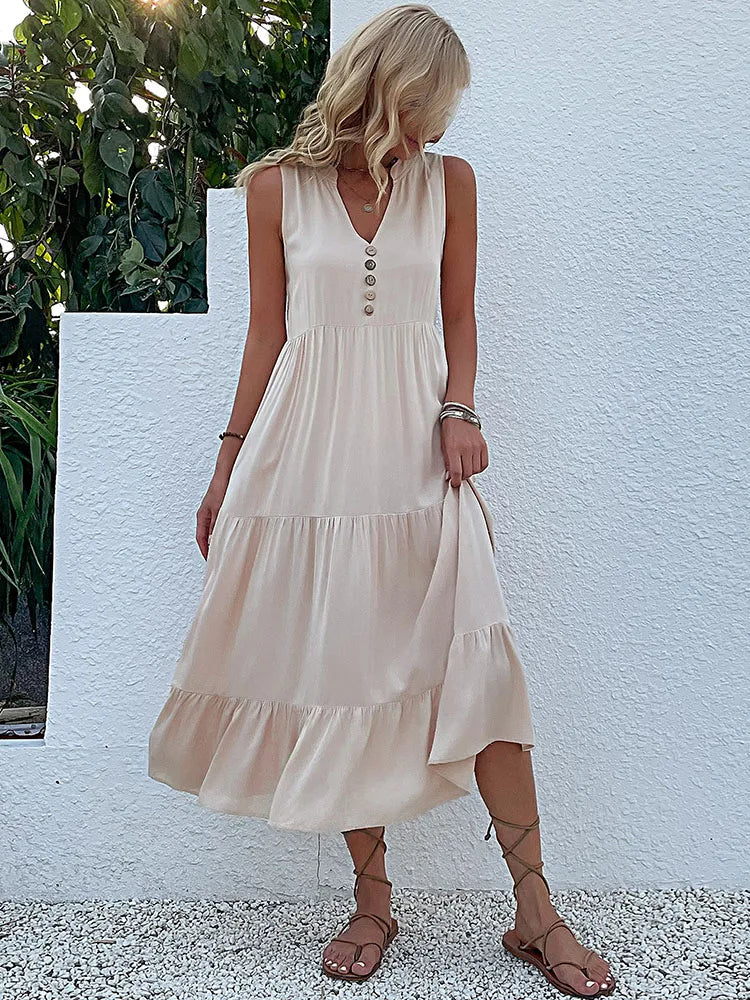 Fashion Canberra | Paula Flowy Elegant Midi Dress