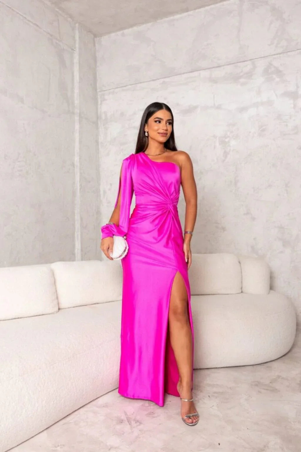 Fashion Canberra I Alisa Elegant Slit Maxi Dress