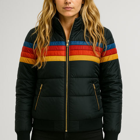 Fashion Canberra I Diana Rainbow Puffer Jacket