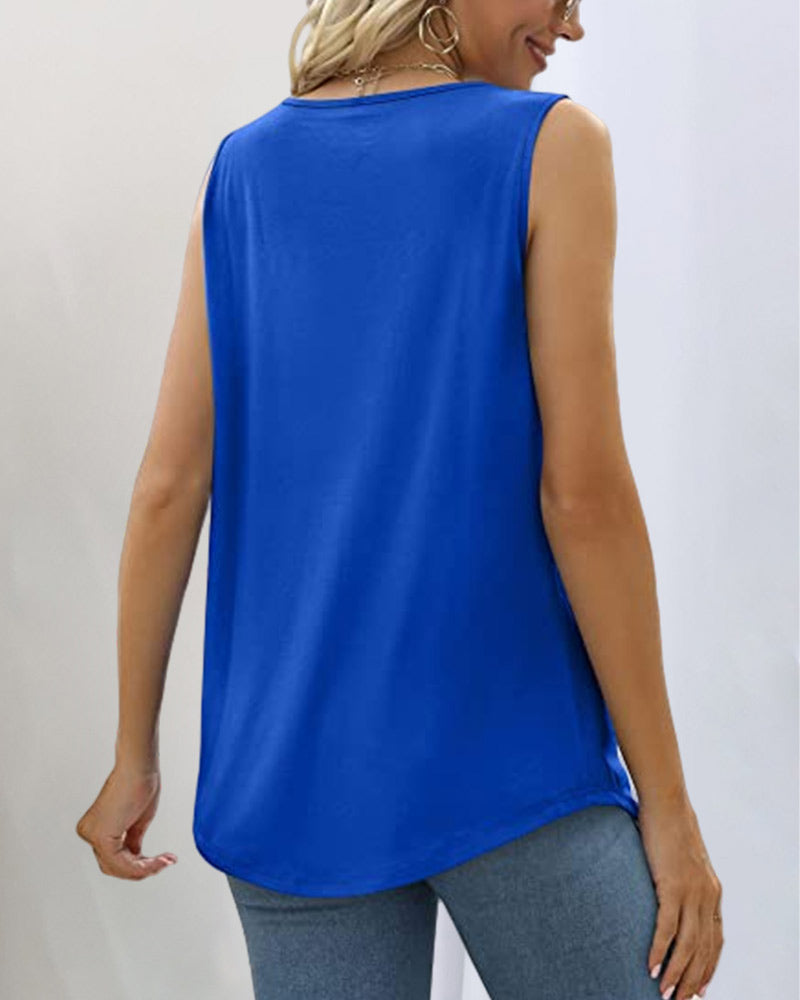 Fashion Canberra I Alvi Tank Top With Square Neckline