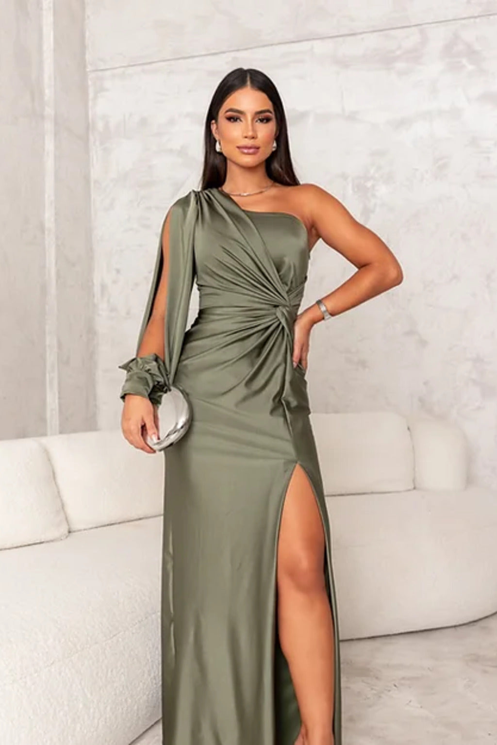 Fashion Canberra I Alisa Elegant Slit Maxi Dress