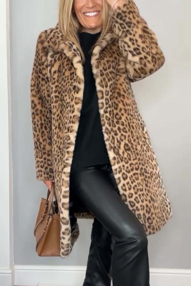 Fashion Canberra I Zyra Leopard Print Coat
